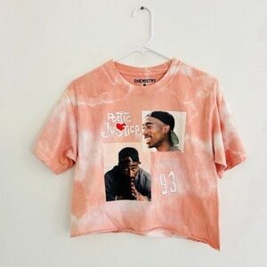 Chemistry x 2Pac Tie Dye Cropped Tee Medium